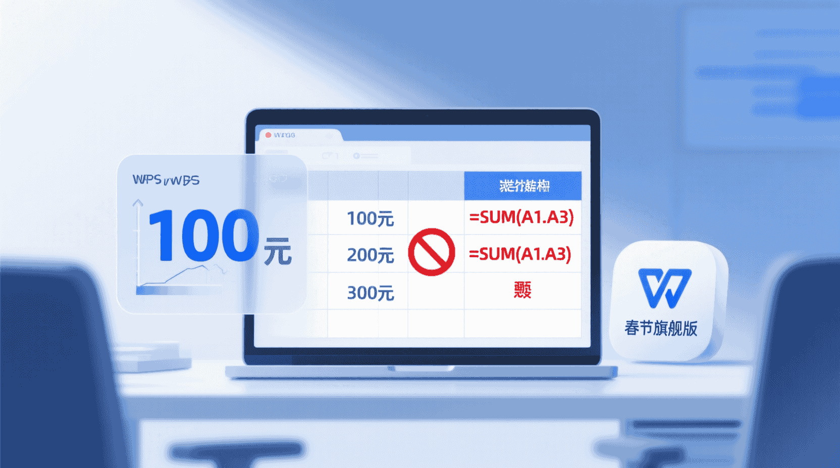 问题场景：为什么“100元”无法直接求和