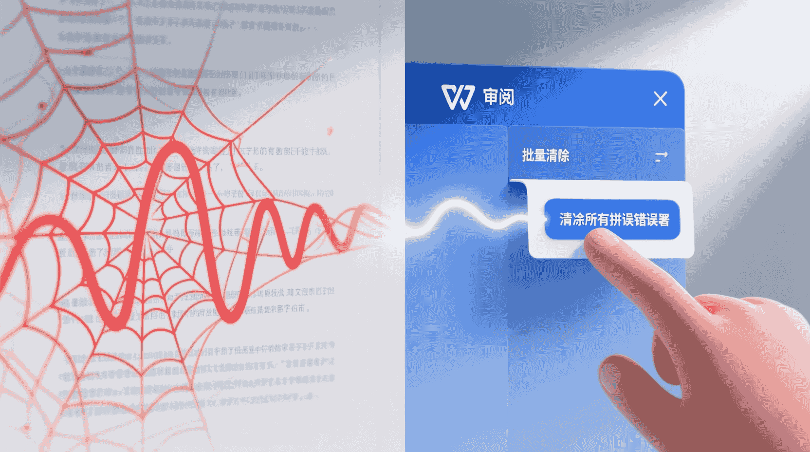 功能定位：为什么红色波浪线需要“批量清除”